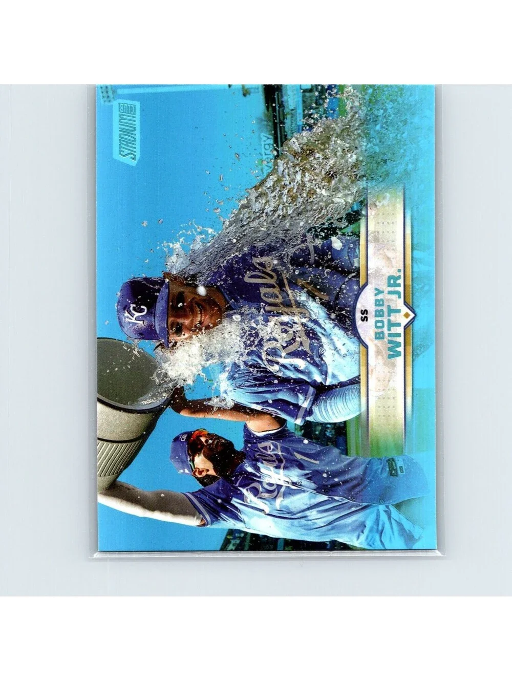 2025 Stadium Club Bobby Witt Jr. #6 Light Blue Foil Kansas City Royals